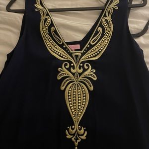 Navy Lilly Pulitzer shift dress